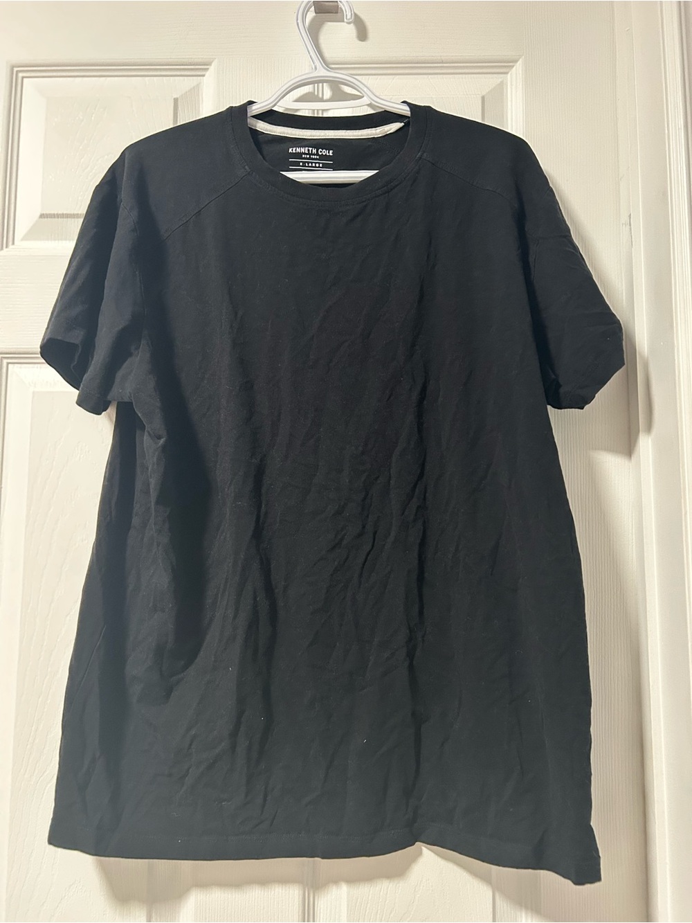 Kenneth Cole Black Short-Sleeve Crew Neck Tee